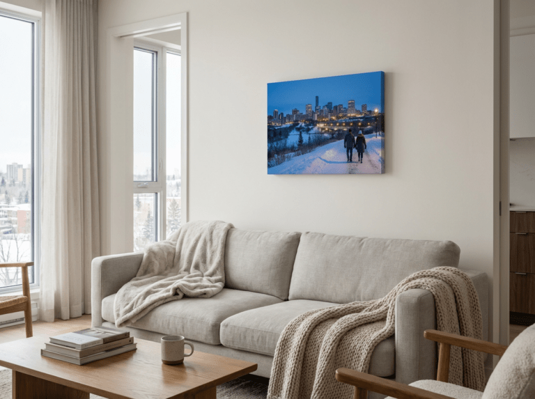 Edmonton Valentine’s Day Gifts From Afar: Turn Long-Distance Love Into Canvas Prints