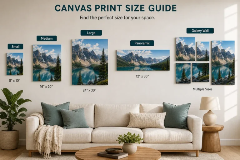 What Size Canvas Print Should Edmonton Homeowners Order? A Practical Wall Art Guide