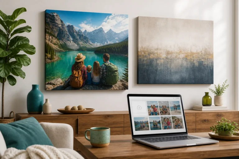 Canvas Wall Art vs Photo Canvas Prints: A Guide for Edmonton Families